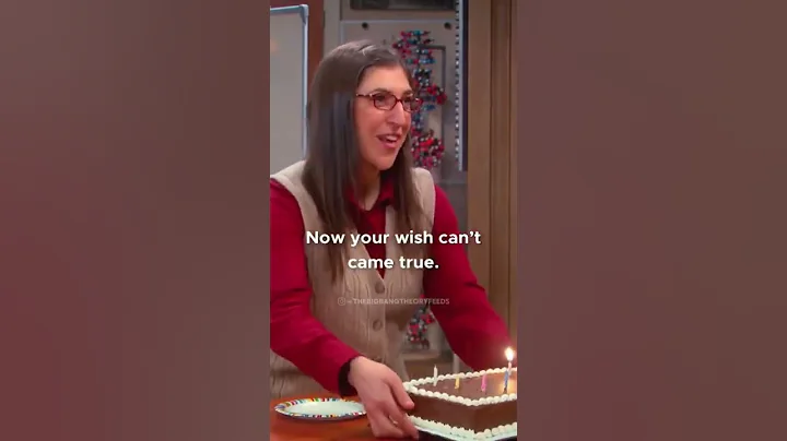 The Big Bang Theory - Blow the candles and make a wish😂 #sheldon #penny #tbbt #shorts #raj #lenard