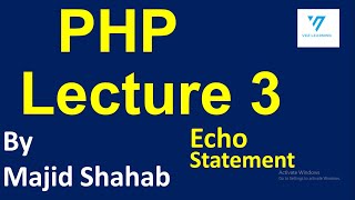 PHP Lecture 3 in Urdu | php echo | PHP tutorial in Urdu | php in urdu