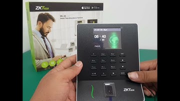 WL 20 Introduction Finger print time attendance