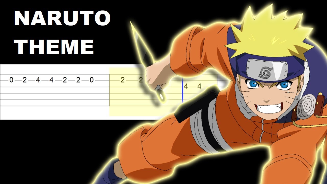 Naruto Theme (Easy Guitar Tabs Tutorial) YouTube