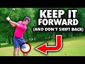 Always keep your weight forward in the golf swing  the 1 key to playing great golf