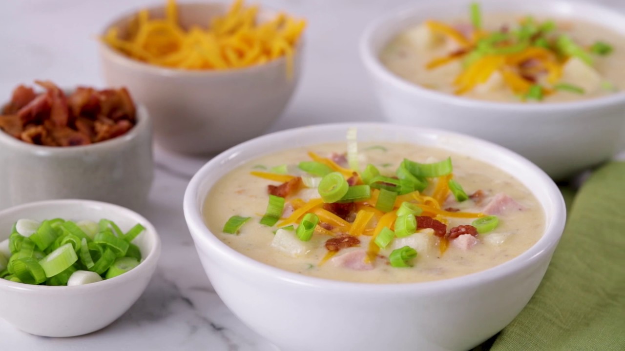 Loaded Potato Soup | Betty Crocker Recipe - YouTube