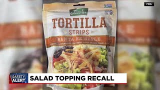 FDA reports salad topping recall