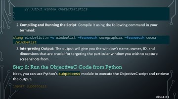 Capturing Screenshots of a Specific Window in MacOS Using Python MSS and ObjectiveC