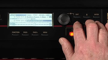 KORG KROSS VIDEO MANUAL「2. Programs & Combinations」