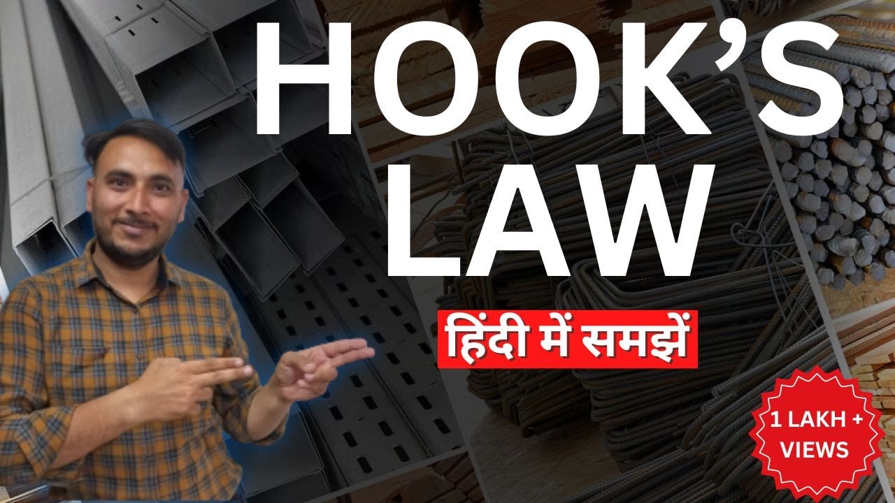 Hooke's Law in hindi Hooke's law strength of materials Hooke's