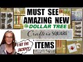 MUST SEE AMAZING NEW CRAFTERS SQUARE ITEMS at the Dollar Tree NOW!!!