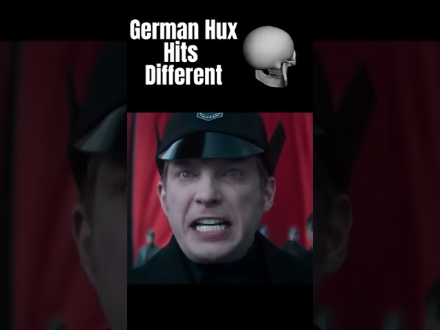 HUX Speech Hits Different In GERMAN #shorts #starwars class=