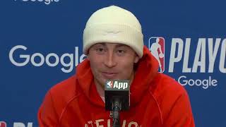 Payton Pritchard PostGame Interview | Boston Celtics vs Philadelphia 76ers