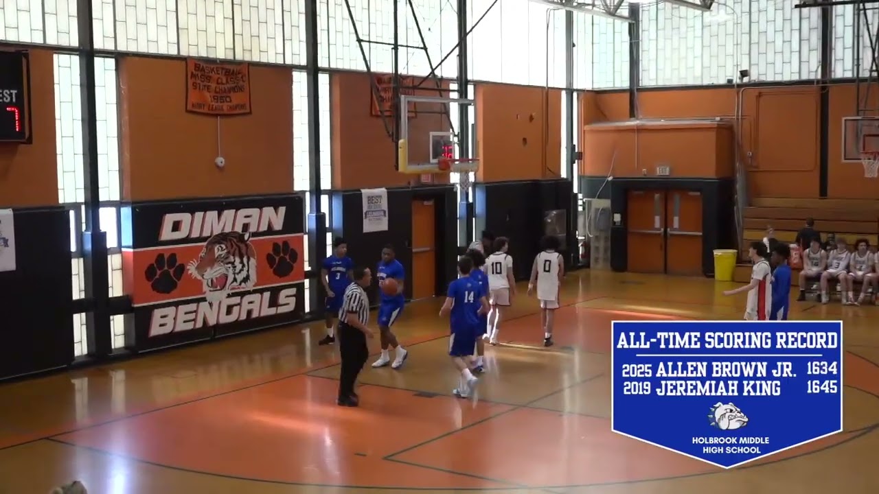 Allen Brown Breaks School Record with banner