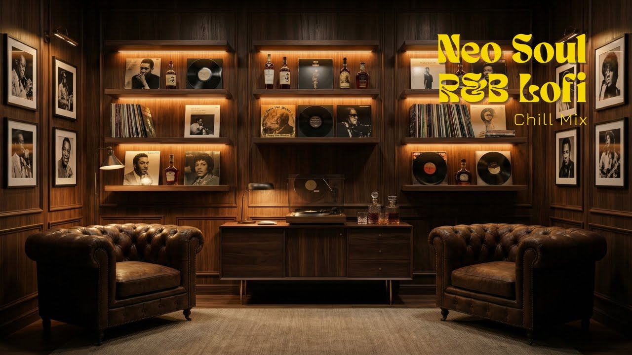 Soulful Vintage Lounge Room ✨ Neo Soul & R&B Lofi for Deep Relaxation, Cozy Nights & Easy Listening