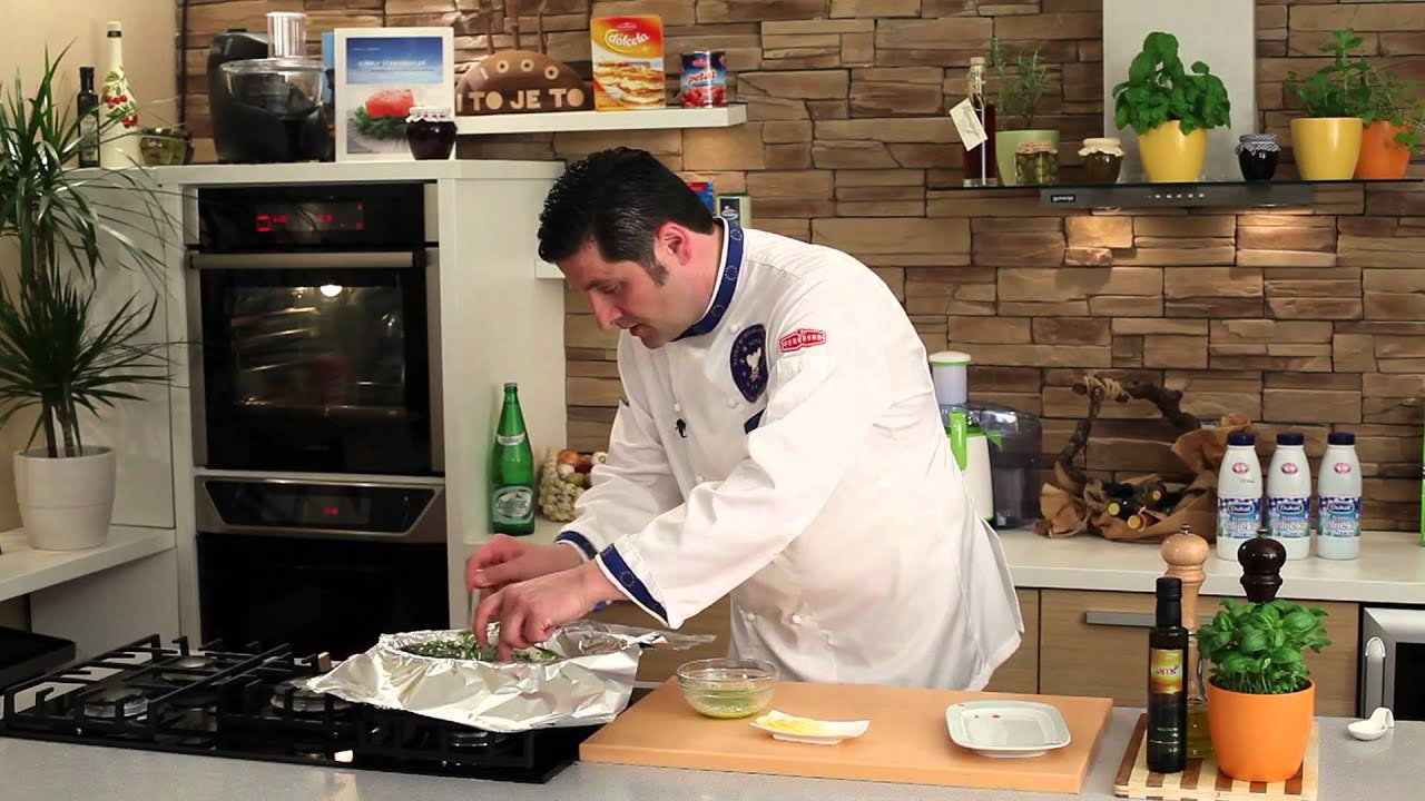 Brancin u alu foliji