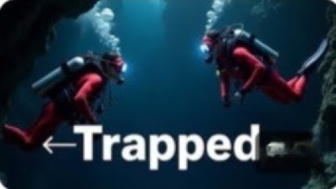 Trapped beneath .Divers Racing against time with only 5 minutes of oxygen 