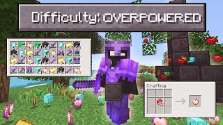 Tamatin Minecraft Difficulty SUPER OVERPOWERED! (Hoki Banget)