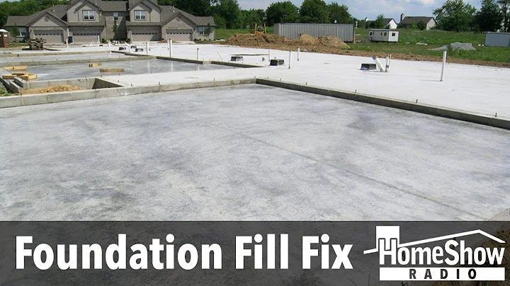 What should I use to fix bad backfill on foundation repair?