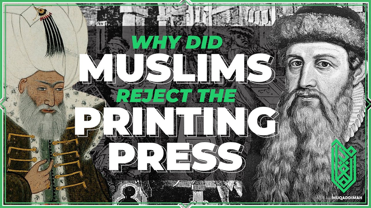 ⏸ What the printing press and stagnation in the Islamic world