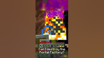 Battle at the PORTAL FACTORY Nether Base #minecraft #datapack #letsplay