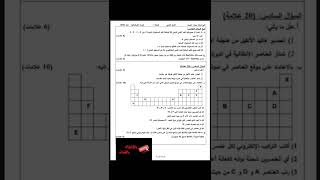 اسئلة كيمياء امتحان الثانوية العامة التوجيهي 2021 مع الحل