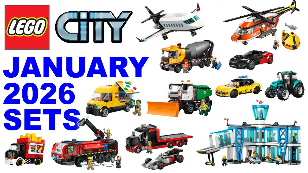 all-lego-city-january-2026-sets-great-vehicles-and-an-airport-youtube