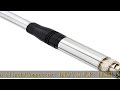 HYSHIKRA 27Mhz 11meter 51inches BNC Telescopic CB Antenna for Cobra HH50WXST HH50 MRHH350FLT C75WXS