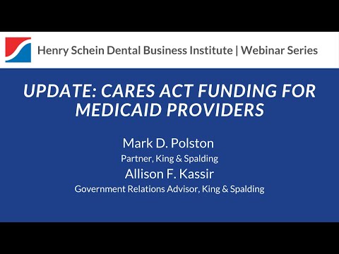 Update: CARES Act Funding for Medicaid Providers