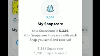 How To Check SnapScore | Check Recieved & Send SnapScore | Snapchat #Shorts screenshot 1