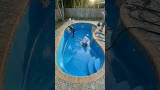 I Restored a Toxic Swamp Pool (Wait for the Refill!) #diy #pool #poolcleaning