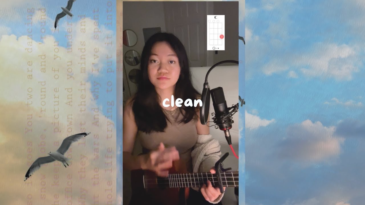 Clean - Taylor Swift EASY Ukulele Tutorial & Play along