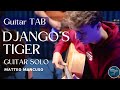 Matteo Mancuso - "Django’s Tiger" Guitar Solo | TAB Transcription