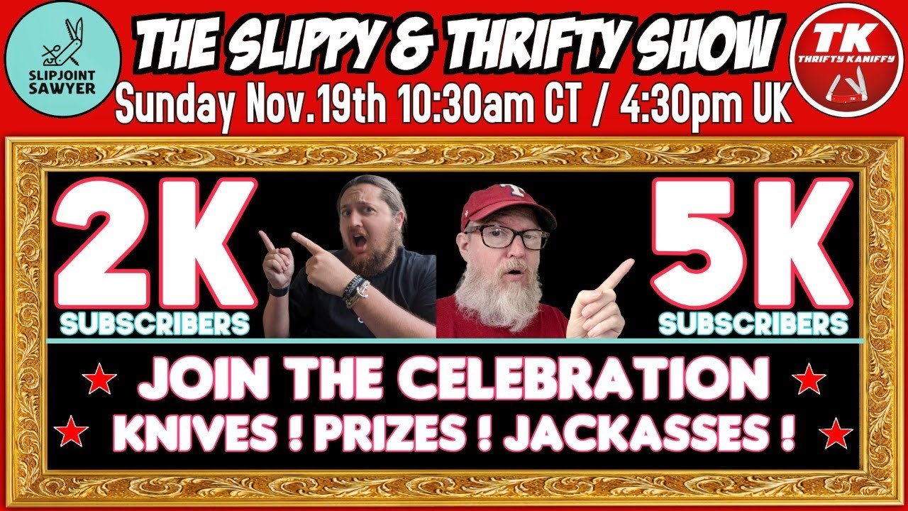The Slippy & Thrifty Show Ep26 - LIVE 2K/5K Subscriber Celebration ...