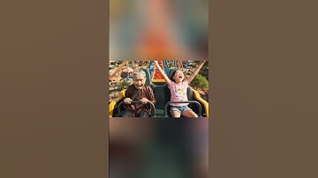 Capybara và bà cùng bé chơi tàu lượn siêu tốc độ