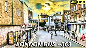 London Bus Rides 🇬🇧 Route 363 🚍 Peckham Bus Station To Crystal Palace | Part Journey