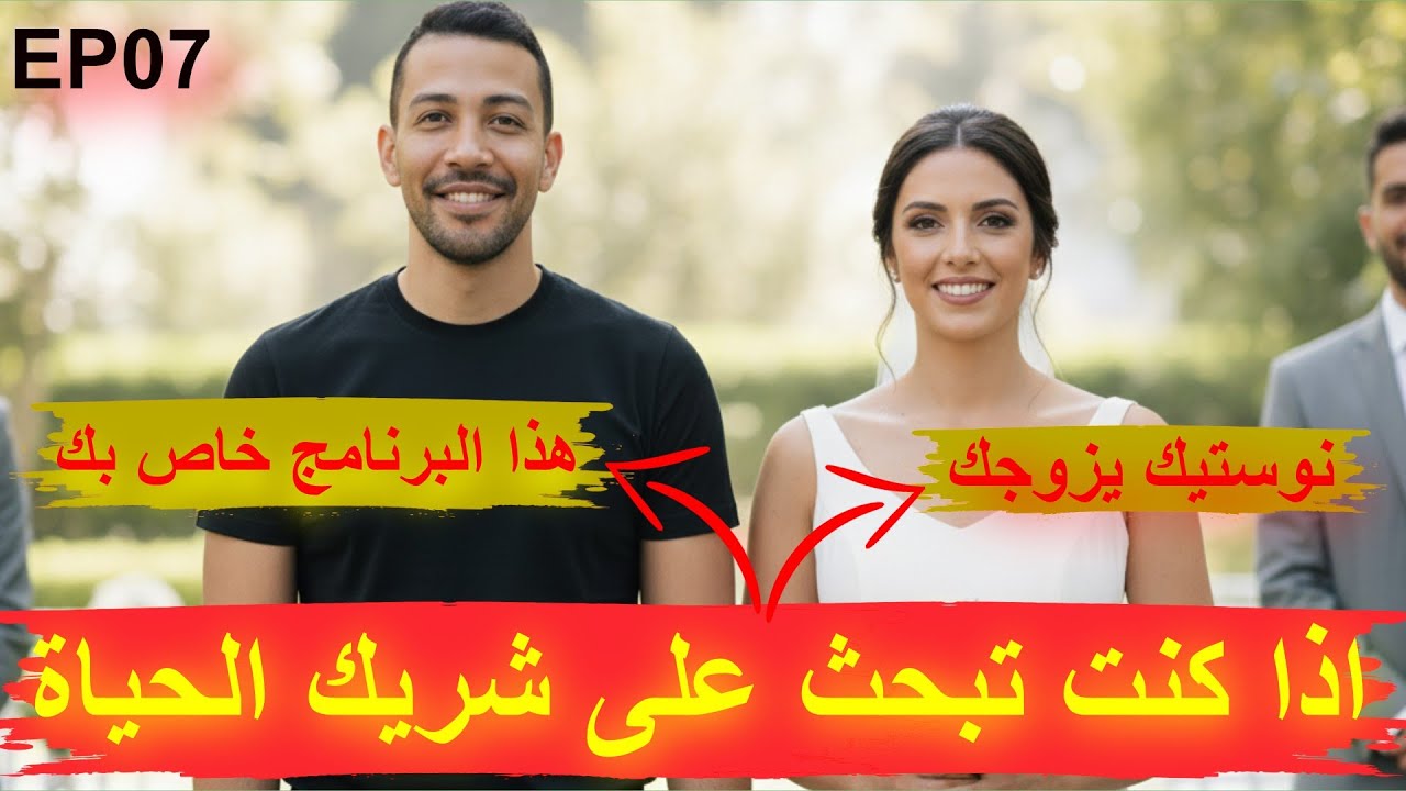 نوستيك يزوجك 07 - اذا كنت تبحث على شريك الحياة او صديق(ة) هذا البرنامج خاص بك