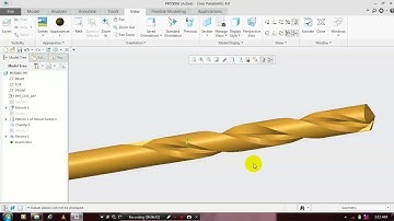 DRILL BIT IN CREO 4.0/ 3.0/2.0