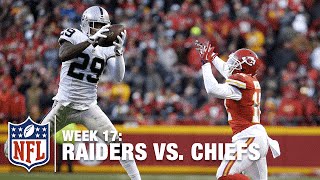 Kansas city chiefs qb alex smith throws back-to-back interceptions
against the oakland raiders. second results in a costly pick six by
david amerson. sub...