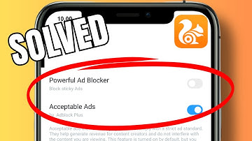 How to disable the acceptable ads option on UC Browser