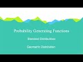 Geometric Distribution | PGF | Further Statistics