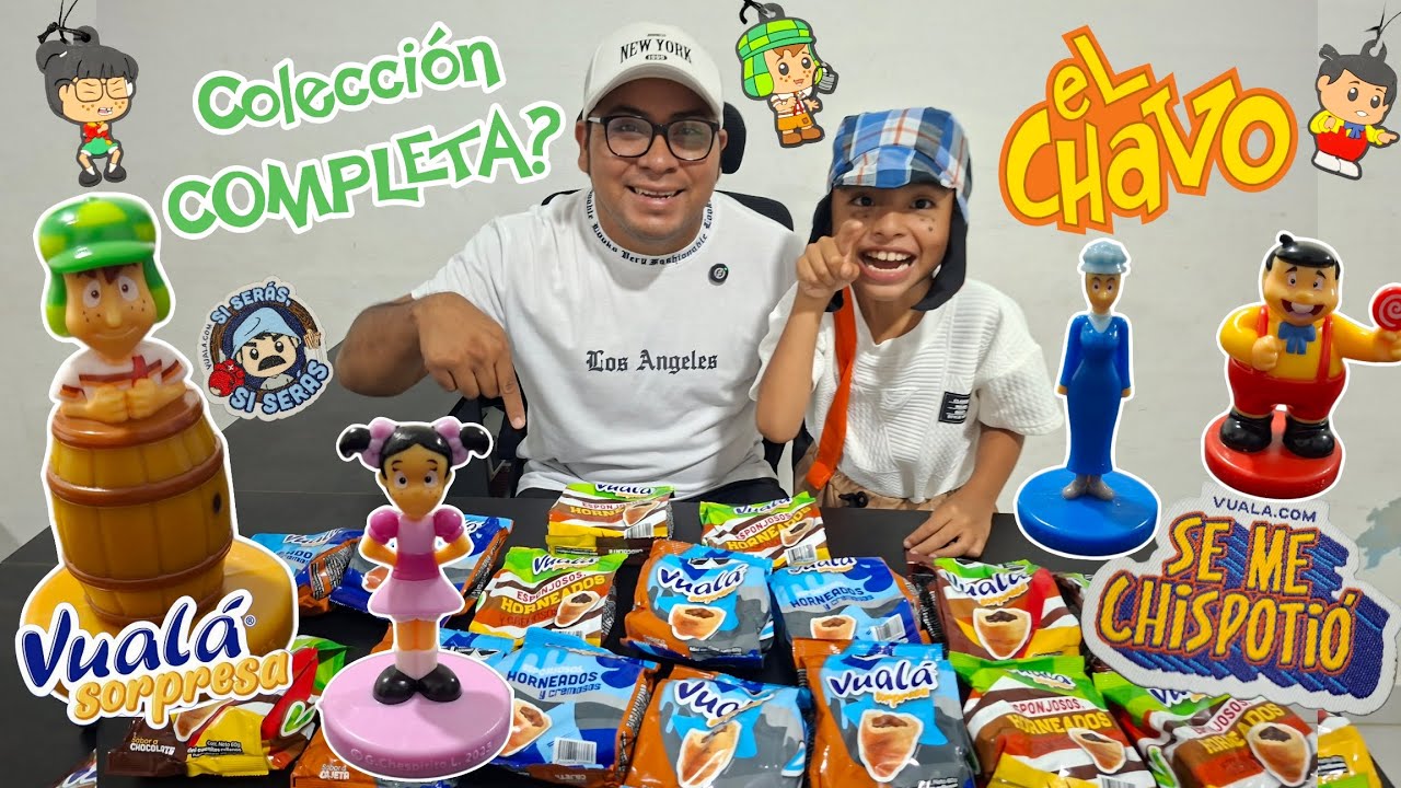 Abrí Vualá Sopresa del CHAVO DEL 8 🥐 Estas son las figuras a color de Chavo del 8 | Jeremías Show