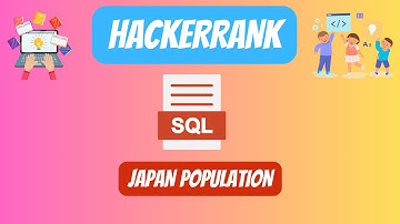 HackerRank SQL Solution || #30 Japan Population || #youtubevideo