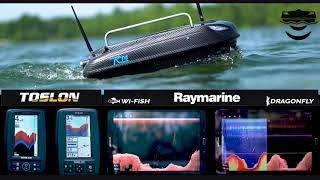 best Baitboat Fishfinder 2020: Raymarine VS Toslon: TF500, TF640, WiFish, Dragonfly I RT4 Futterboot screenshot 2