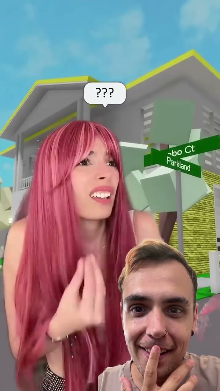 Lyna Peluca intenta hacer amigos en Roblox ? #roblox #shorts
