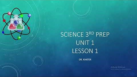 Science Prep 3 Unit 1 Lesson 1 ( motion in one direction )
