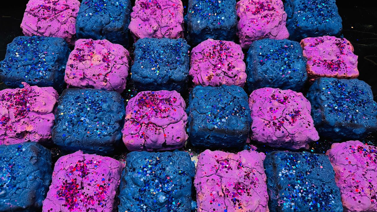 CC Paste Dyed Chalk ASMR Crush | Oddly Satisfying ASMR 