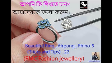 Beautiful Ring in Rhino 5 basic tutorial 22