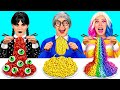 Reto De Cocina Wednesday vs Abuela | Batalla Comestible de Fun Fun Challenge