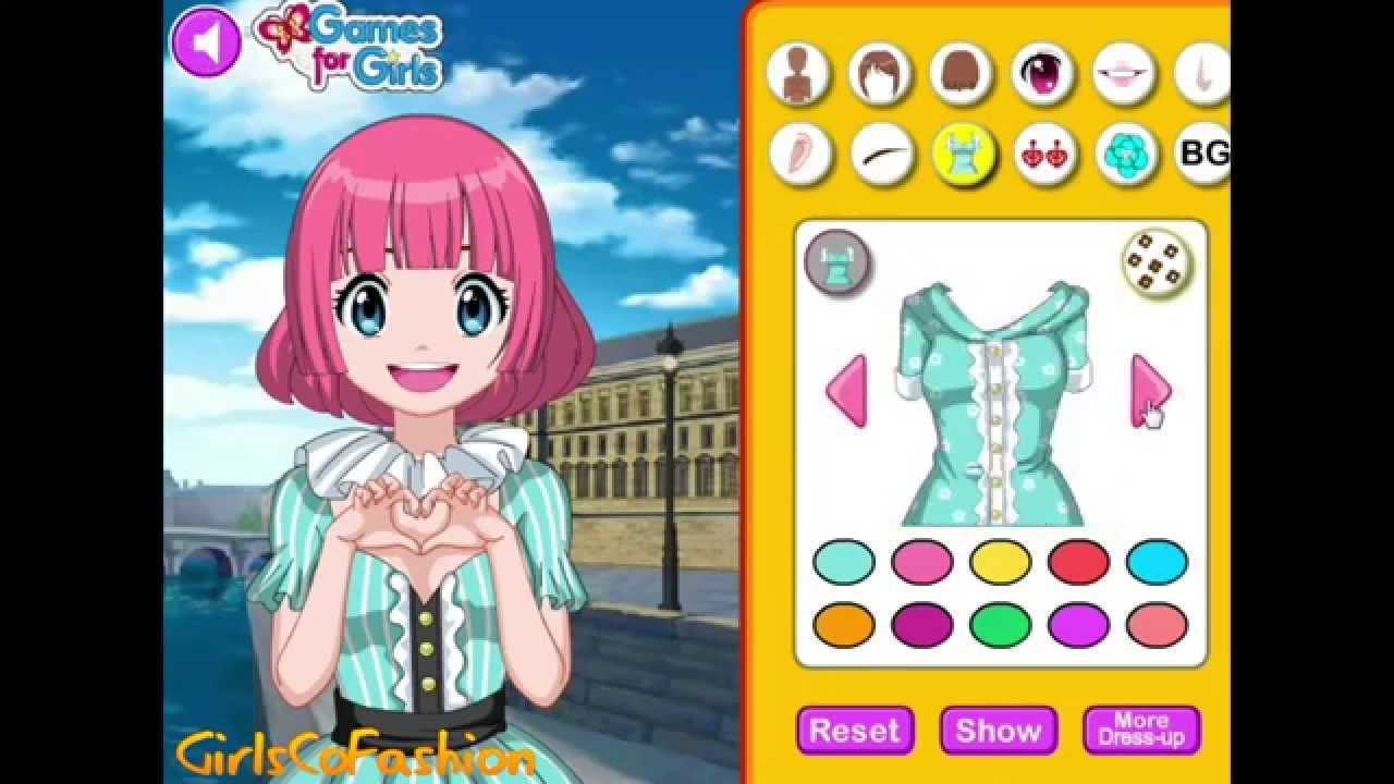 Anime Princess Dress Up Game- Online Girl Games - YouTube