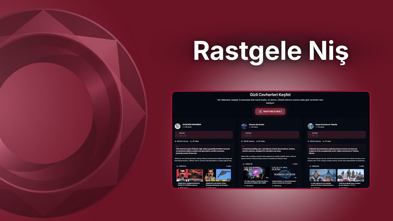 Ozillo Studio - Rastgele Niş Özelliği