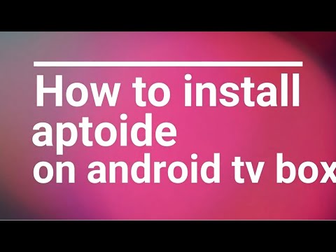 How to install aptoide on android tv box
