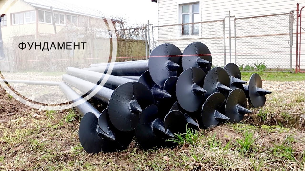 Фундамент из винтовых свай с удлинителями (+ промокод на скидку KZS ...