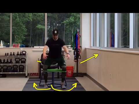 Mini Band Box Squats with Isometric Hold - YouTube